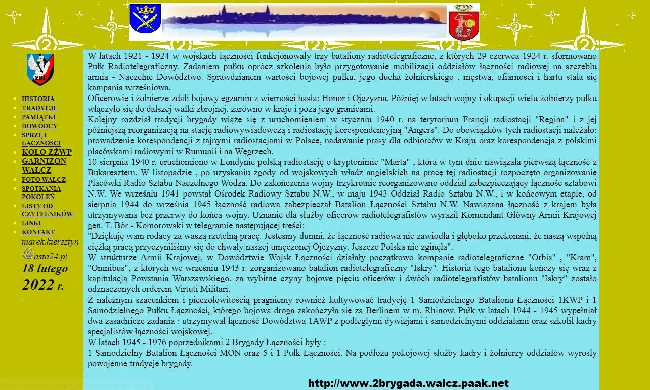 Historia łaczności wojskowej w Polsce Zdjęcie 006